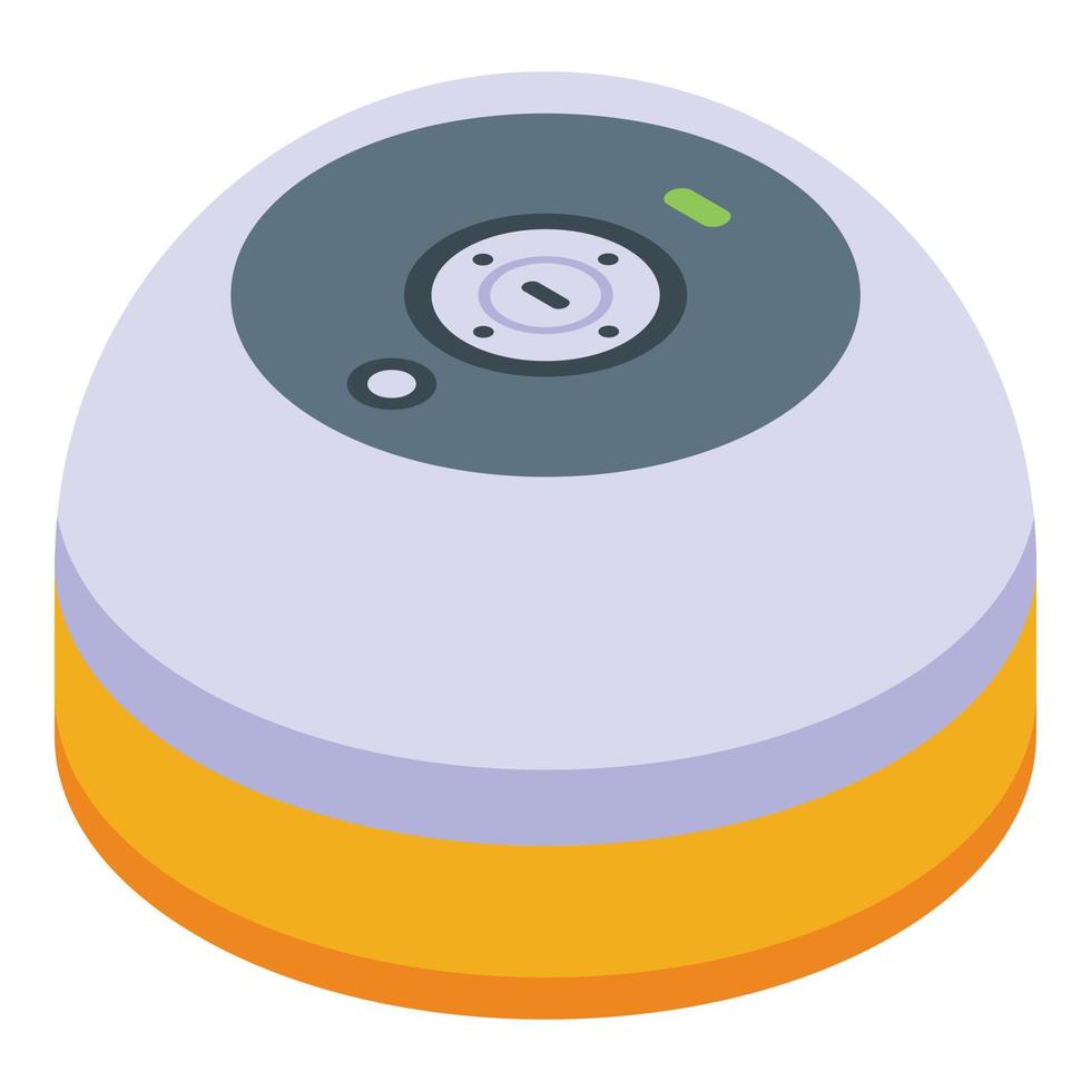 Baby monitor speaker icon, isometric style vector