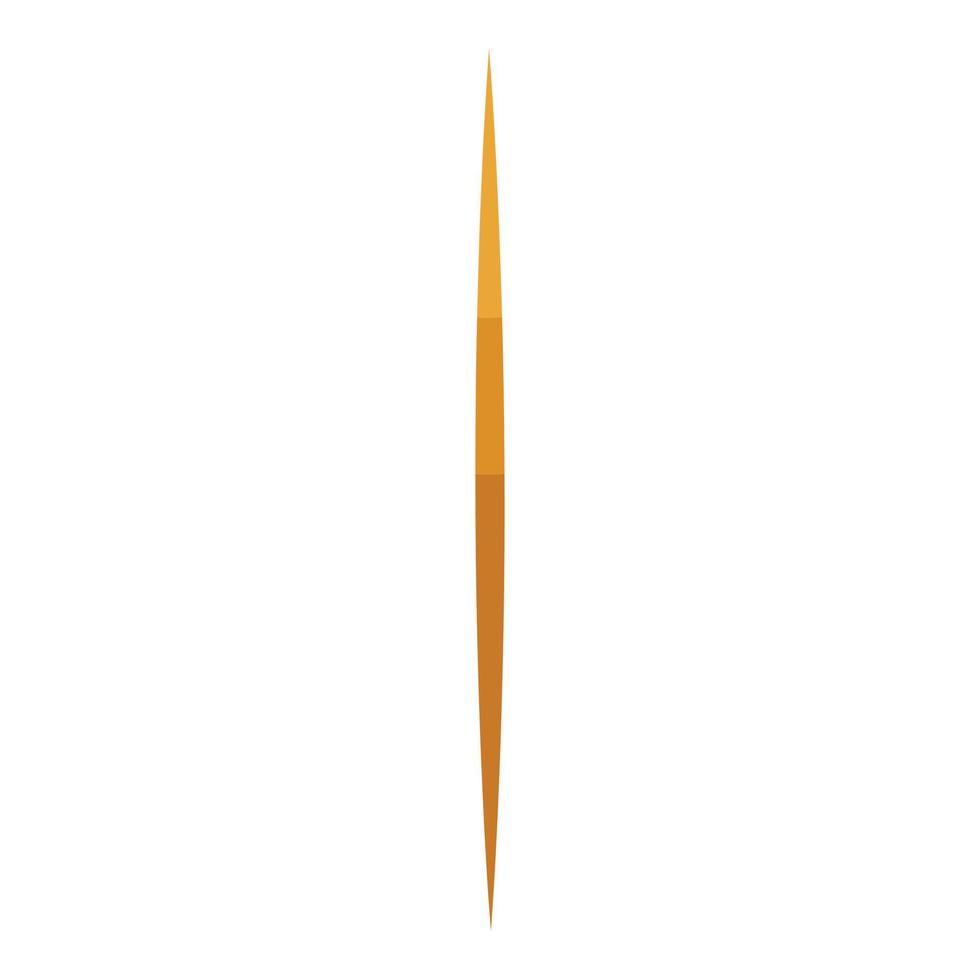 Bamboo toothpick icon, isometric style vector