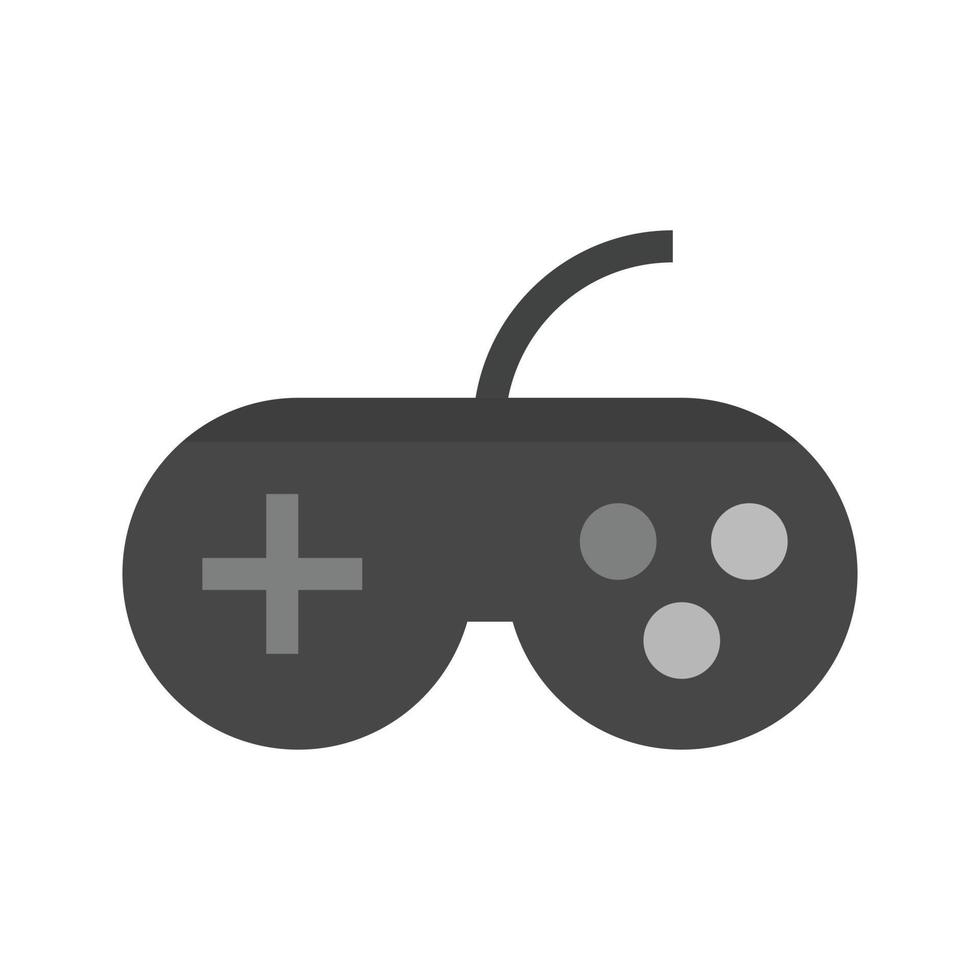 Joystick Flat Greyscale Icon vector