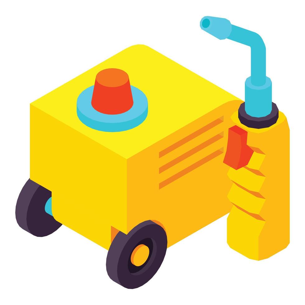 Welding equipment icon, isometric style vector