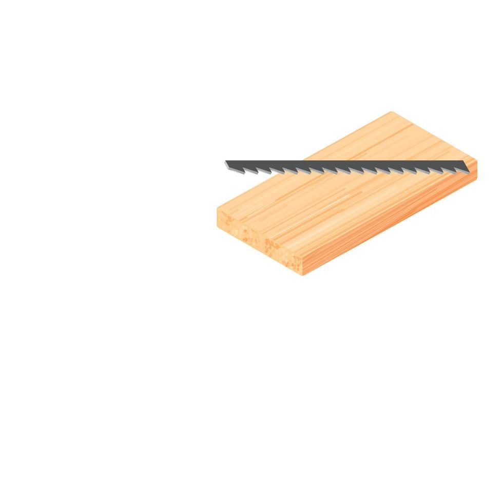 Band saw icon, isometric style vector