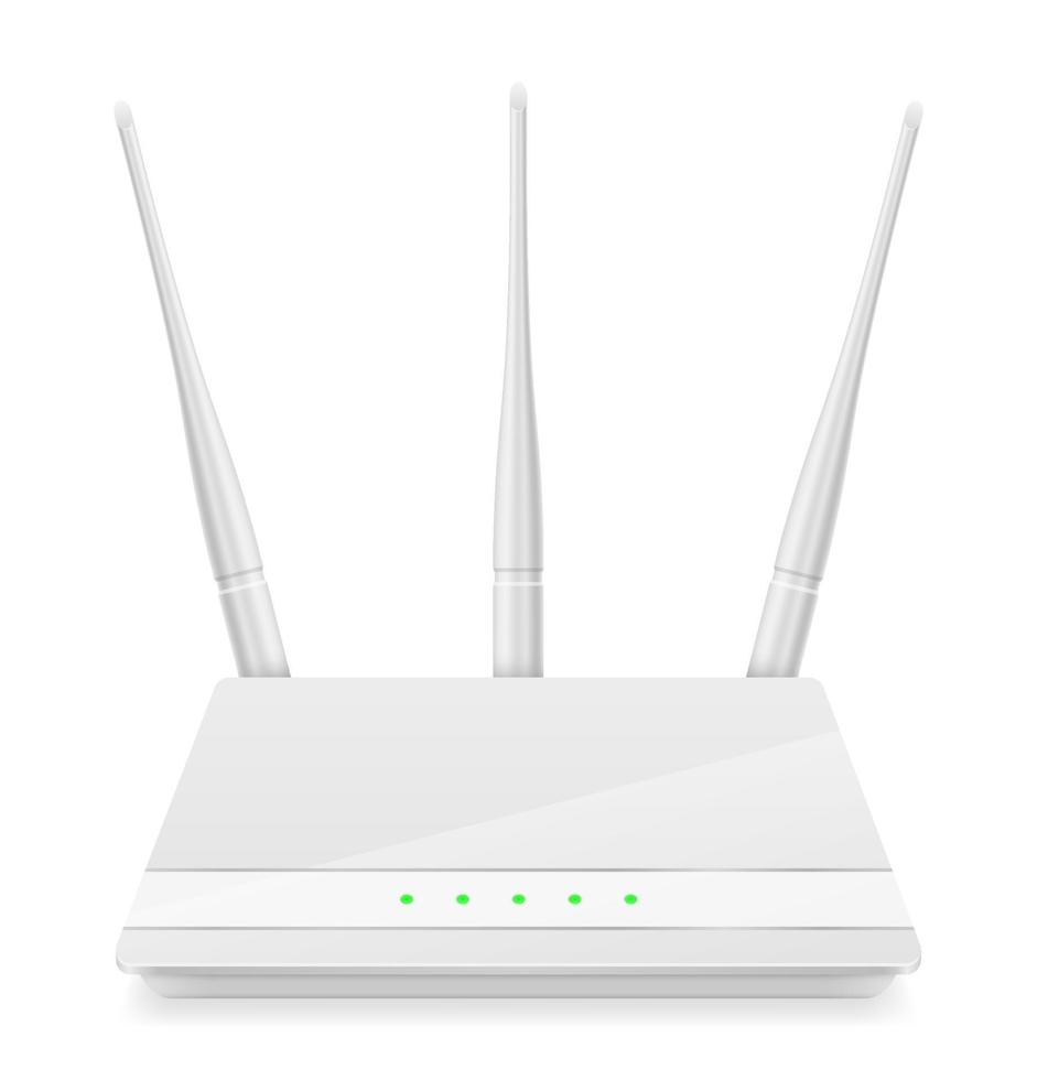 wifi router for internet transmission vector illustration isolated on white background