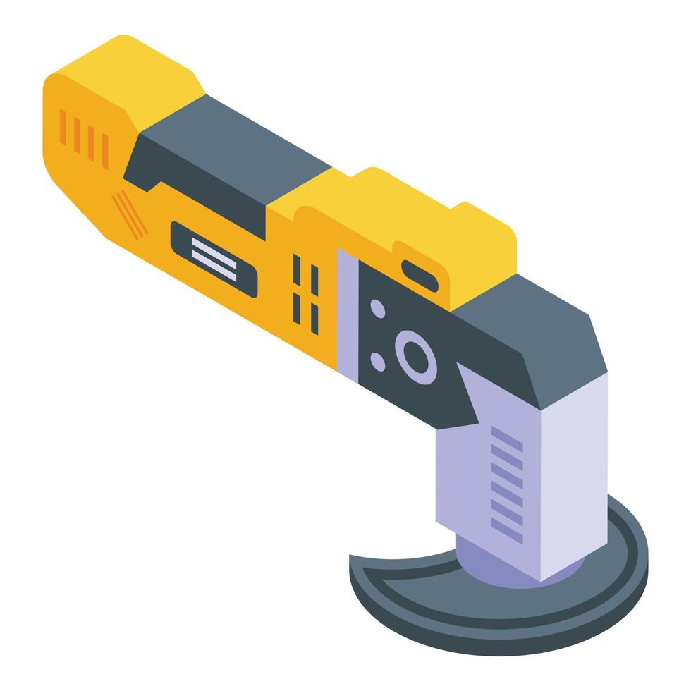 Electric saw icon, isometric style vector