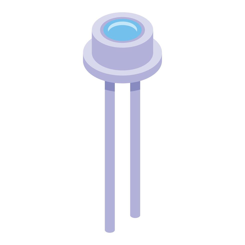 Anode icon, isometric style vector