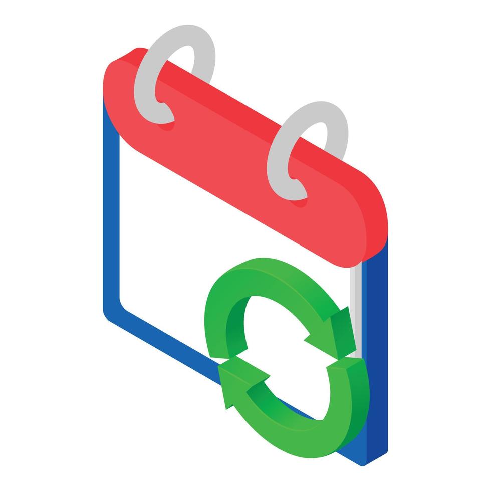 Refresh calendar icon isometric style 15654685 Vector Art at Vecteezy Refresh calendar icon isometric style 15654685 Vector Art at Vecteezy