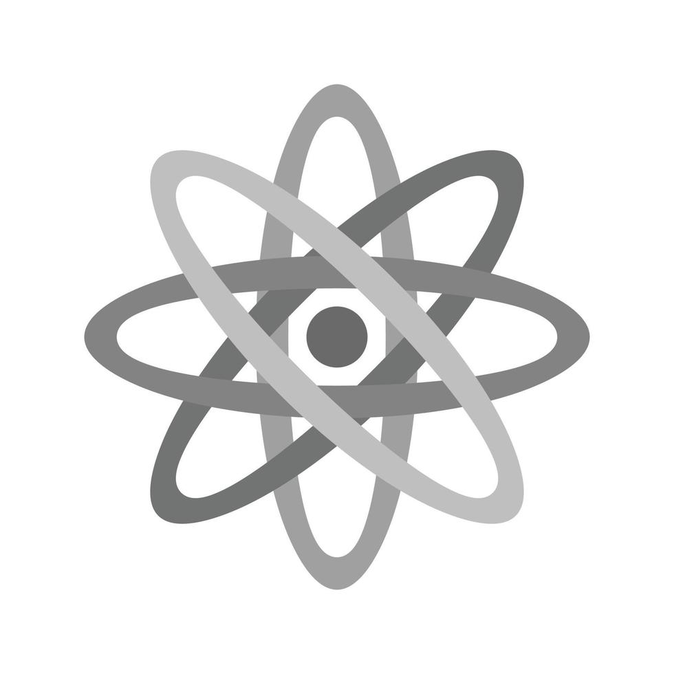 Data Science Flat Greyscale Icon vector