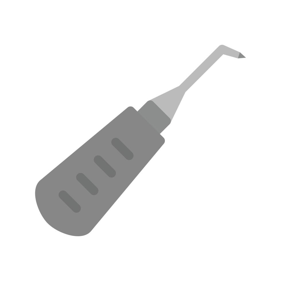 Dental Crane I Flat Greyscale Icon vector