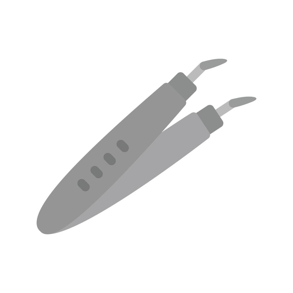 Forceps I Flat Greyscale Icon vector