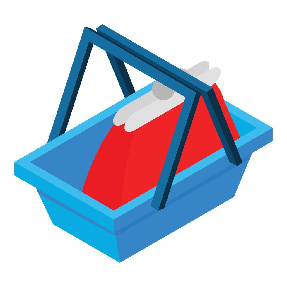 Shopping concept icon, isometric style vector