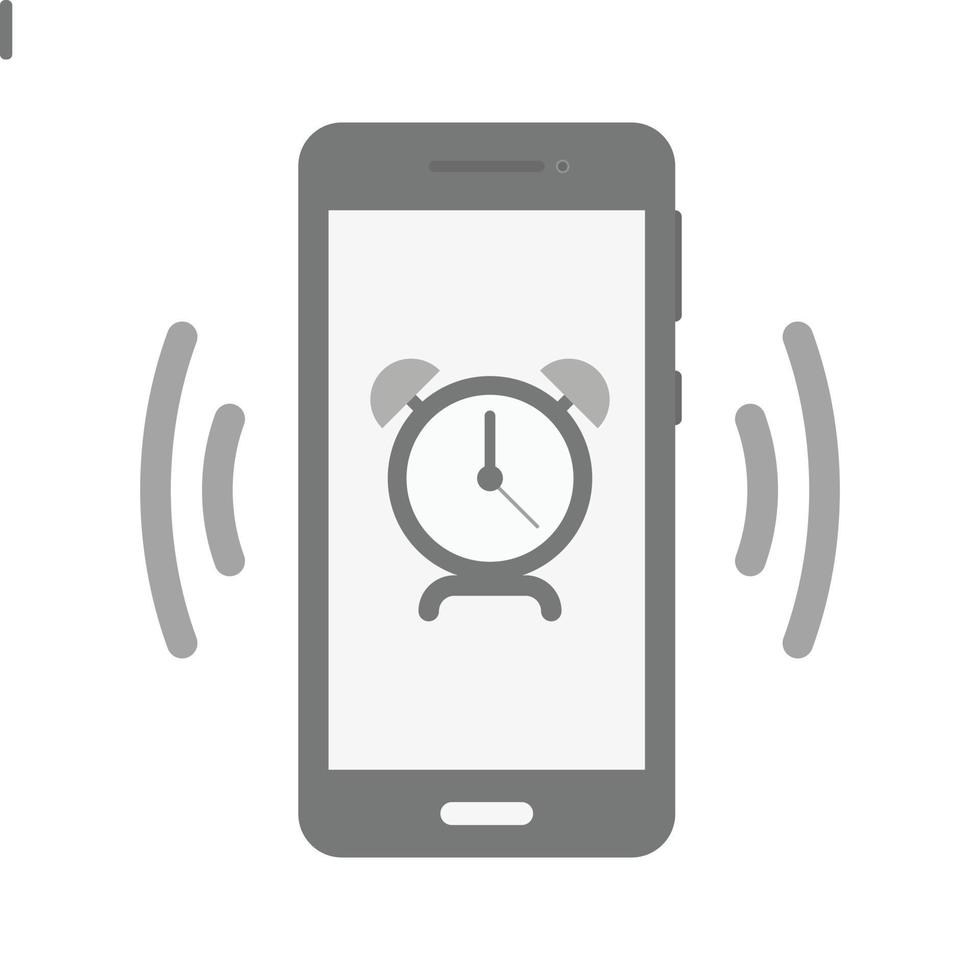 Reminders Flat Greyscale Icon vector