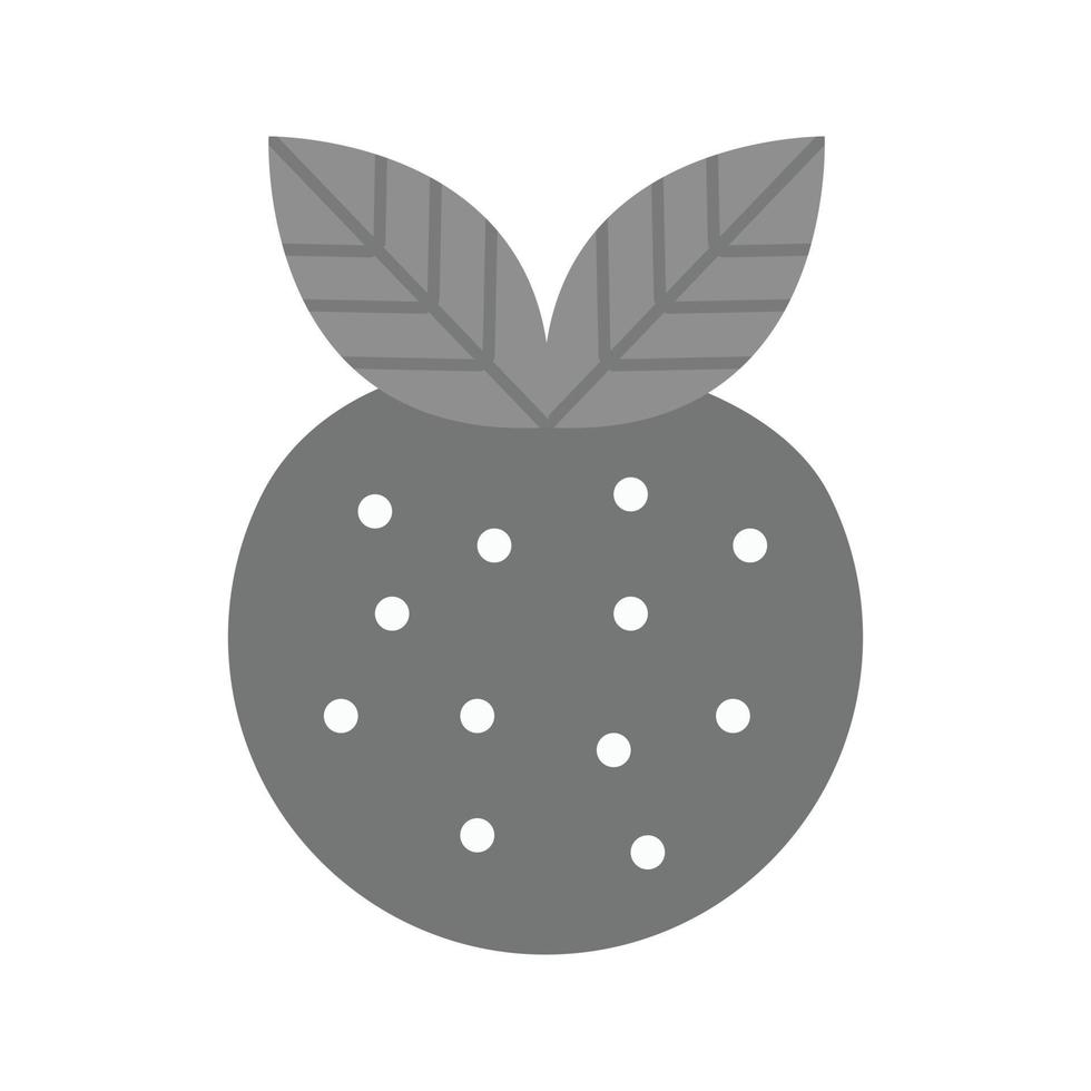 Well Being Flat Greyscale Icon vector