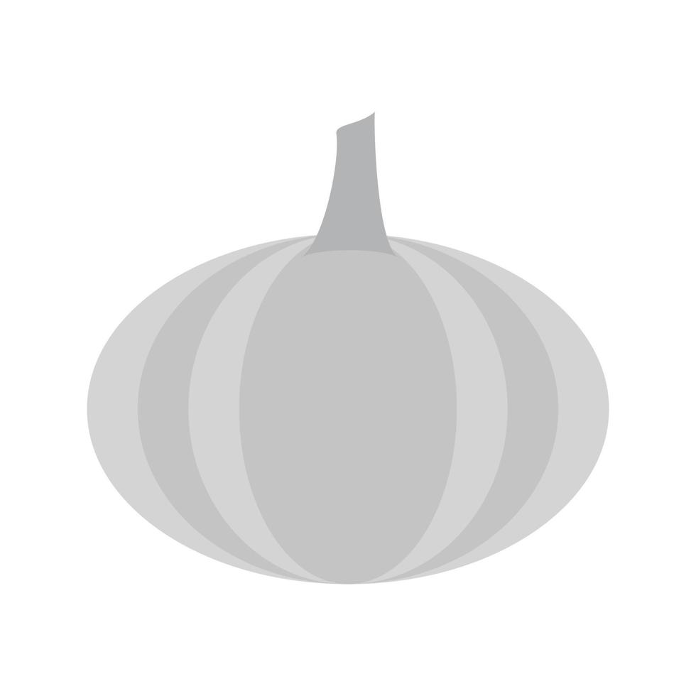 Pumpkin I Flat Greyscale Icon vector