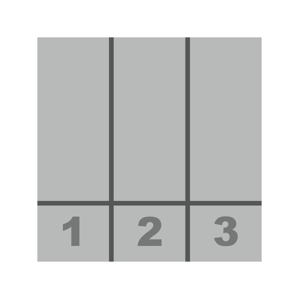 Lanes Flat Greyscale Icon vector