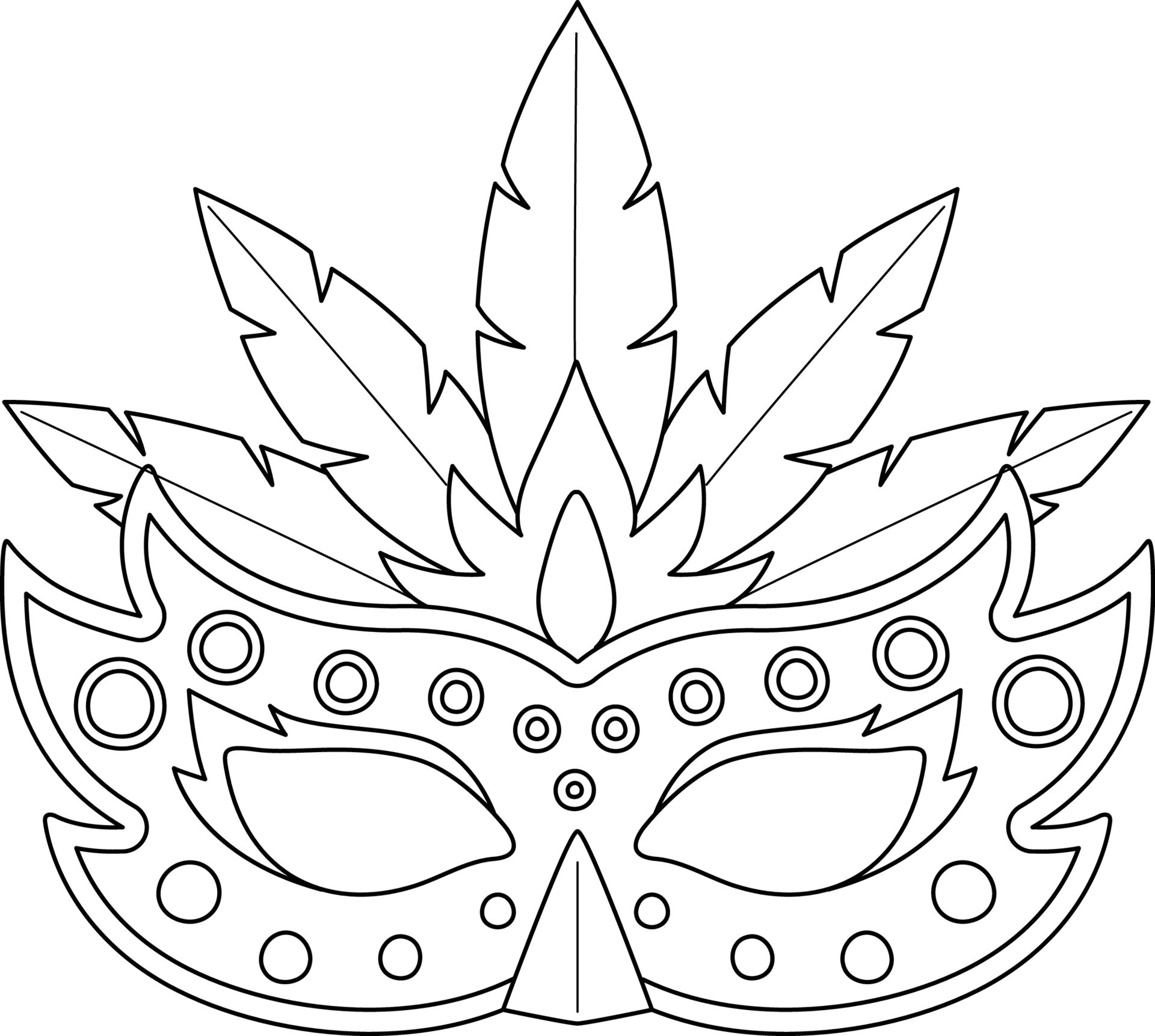 mardi-gras-mask-isolated-coloring-page-for-kids-15656391-vector-art-at