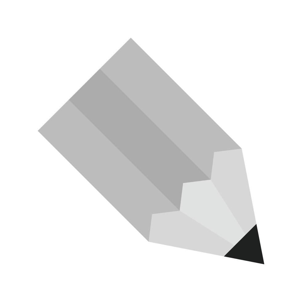 Compose Flat Greyscale Icon vector