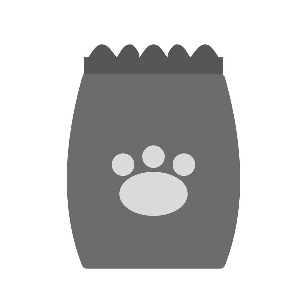 Pet Food I Flat Greyscale Icon vector