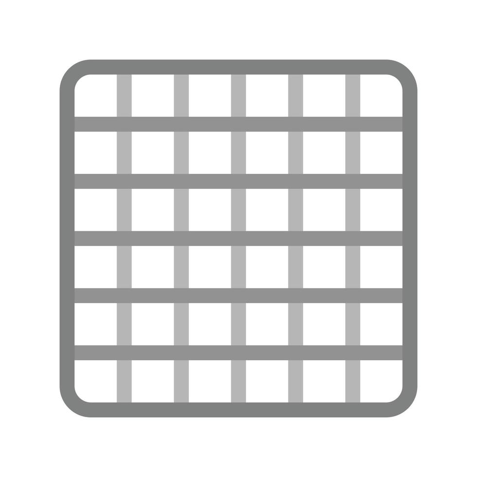 Grid Flat Greyscale Icon vector