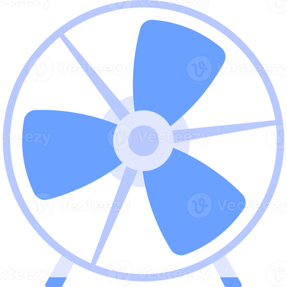 ventilator electric fan cartoon icon. household devices for air cooling and conditioning, climate control png