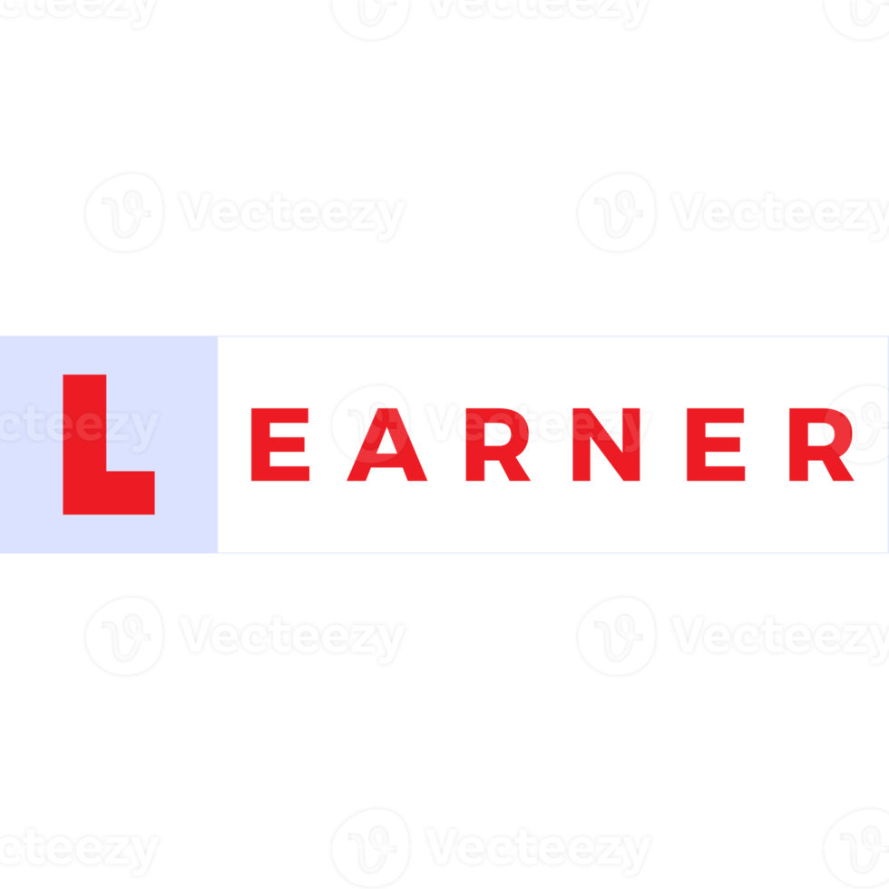 driver learner sign symbol png