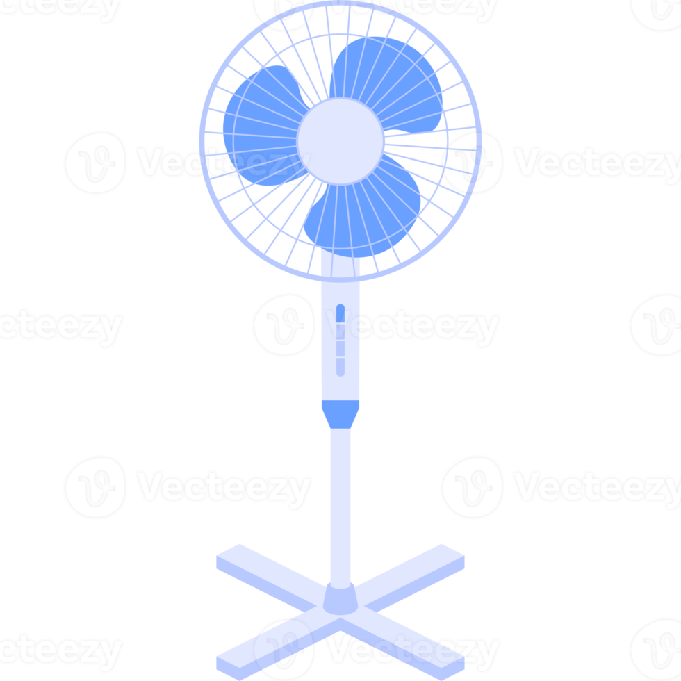 ventilatore elettrico fan cartone animato icona. domestico dispositivi per aria raffreddamento e condizionata, clima controllo png