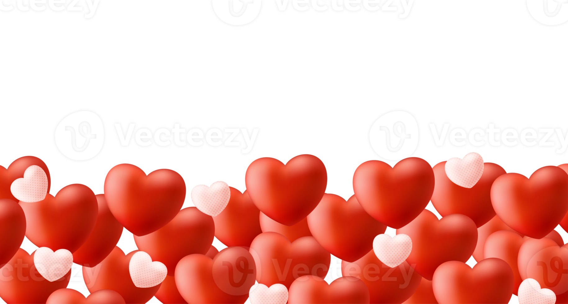 valentine heart love realistic balloon png