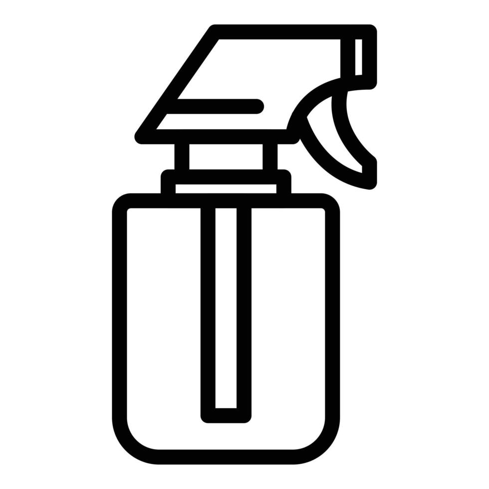 Spray bottle liquid icon, outline style vector