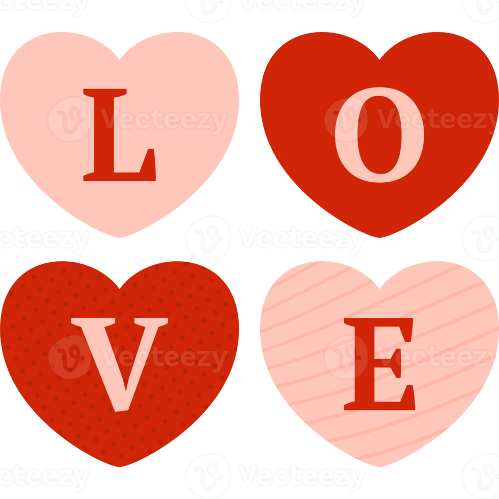 love heart flat icon png