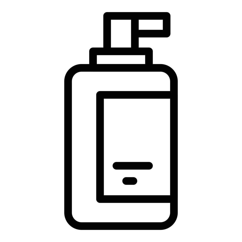 Bathroom dispenser icon, outline style vector