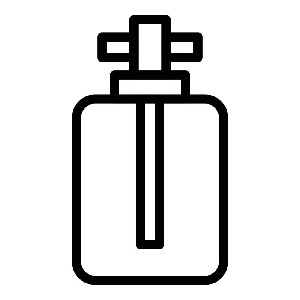 Soap dispenser icon, outline style vector