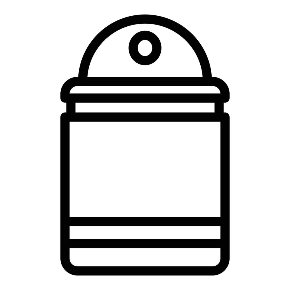 Spray bottle aerosol icon, outline style vector