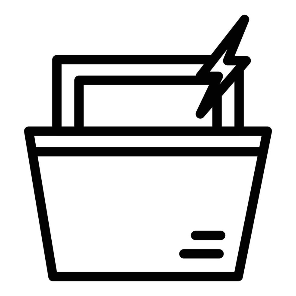 Repair dishwasher electric icon, outline style vector