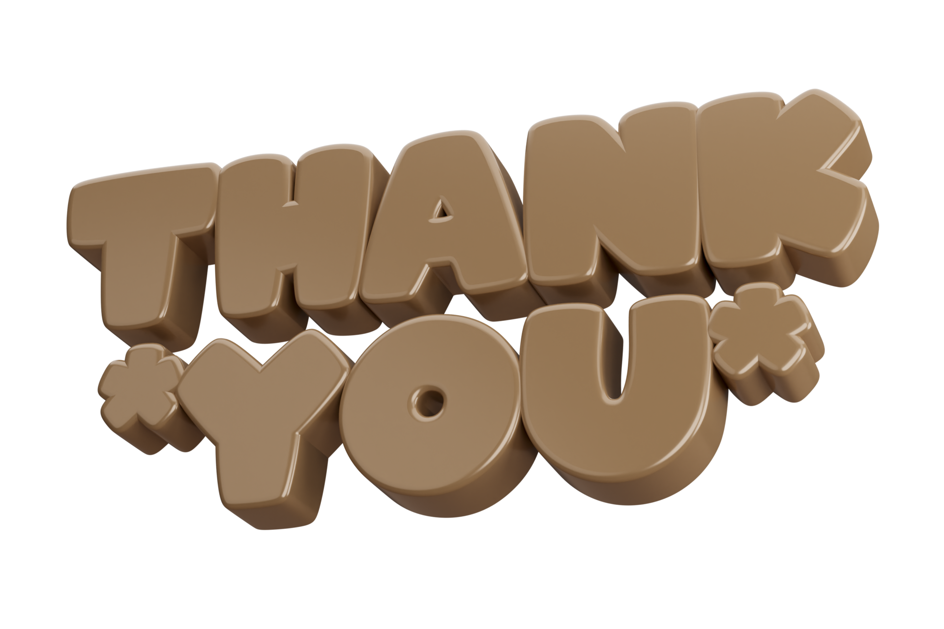 gracias 3d render texto frase inscripción 15658422 PNG