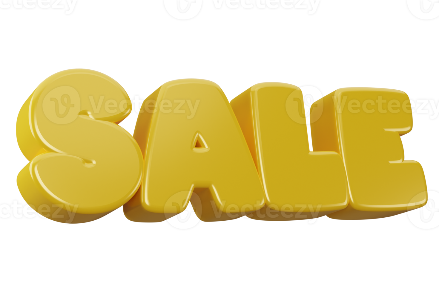 sale 3d render text phrase inscription png