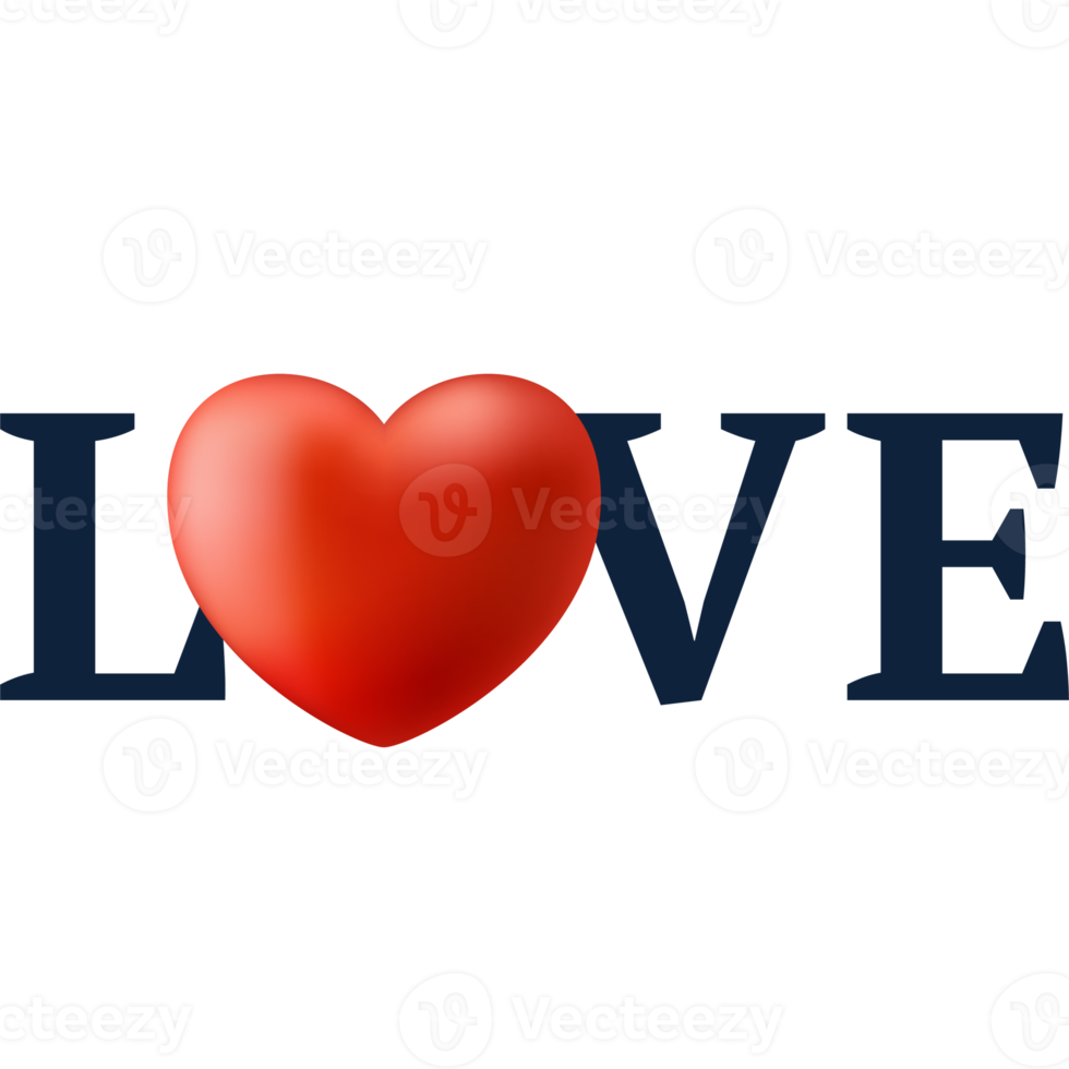 Valentinstag Herz Liebe realistischer Ballon png