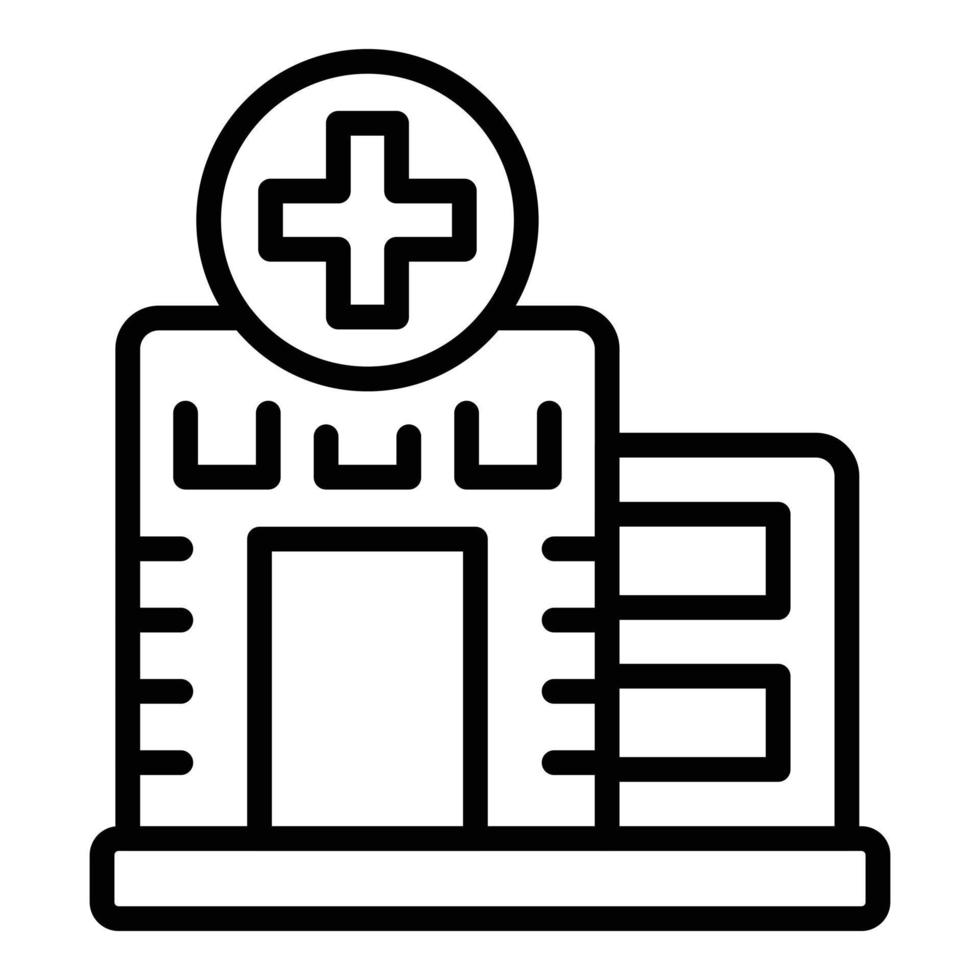 Chemical laboratory icon outline vector. Lab chemistry vector