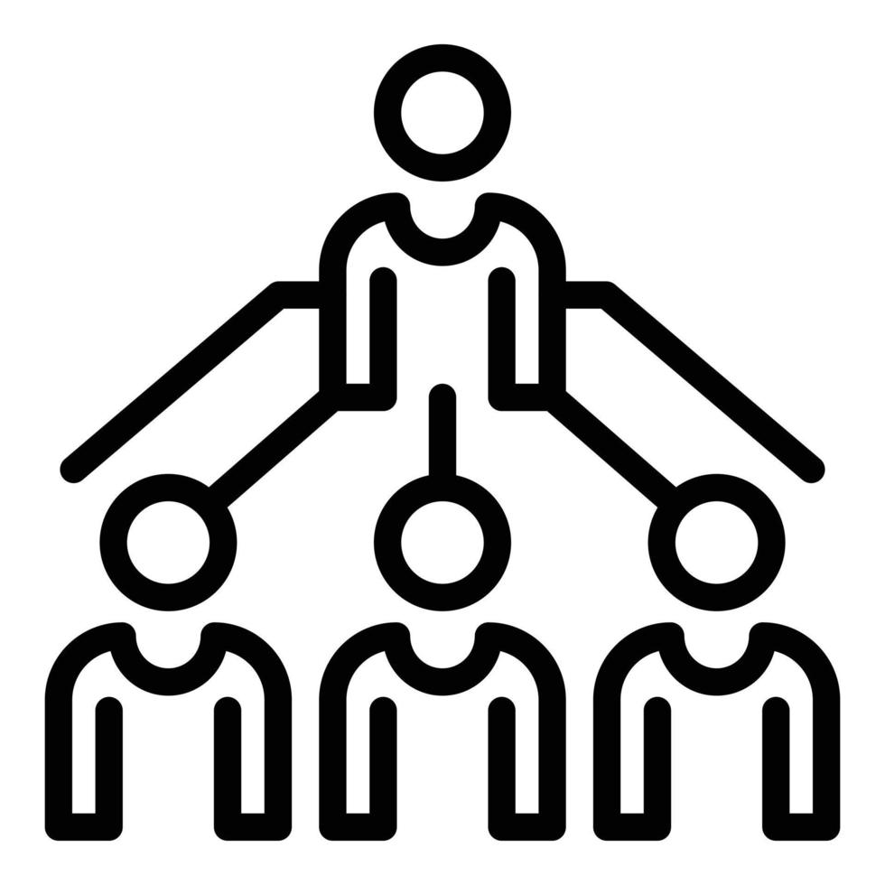 Social distancing icon outline vector. People safety vector