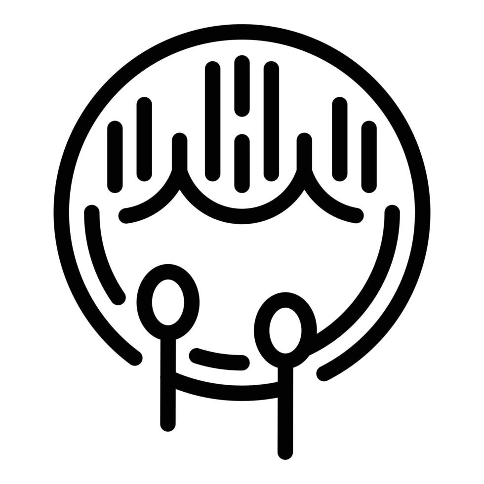 Gynecology analysis icon outline vector. Check health vector