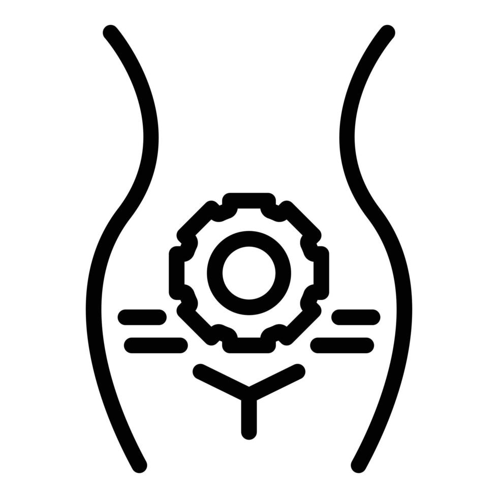 Gynecology checkup icon outline vector. Gynecologist care vector