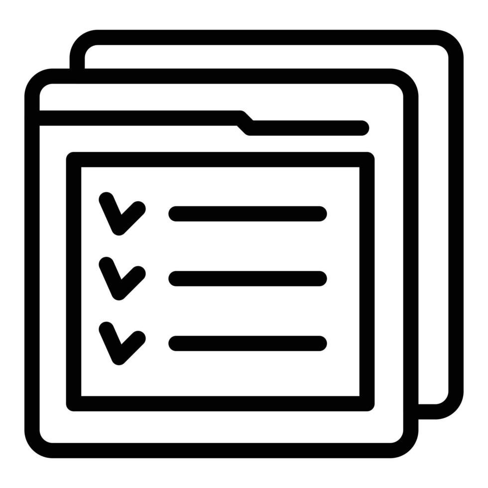 Free course platform icon outline vector. Digital education vector