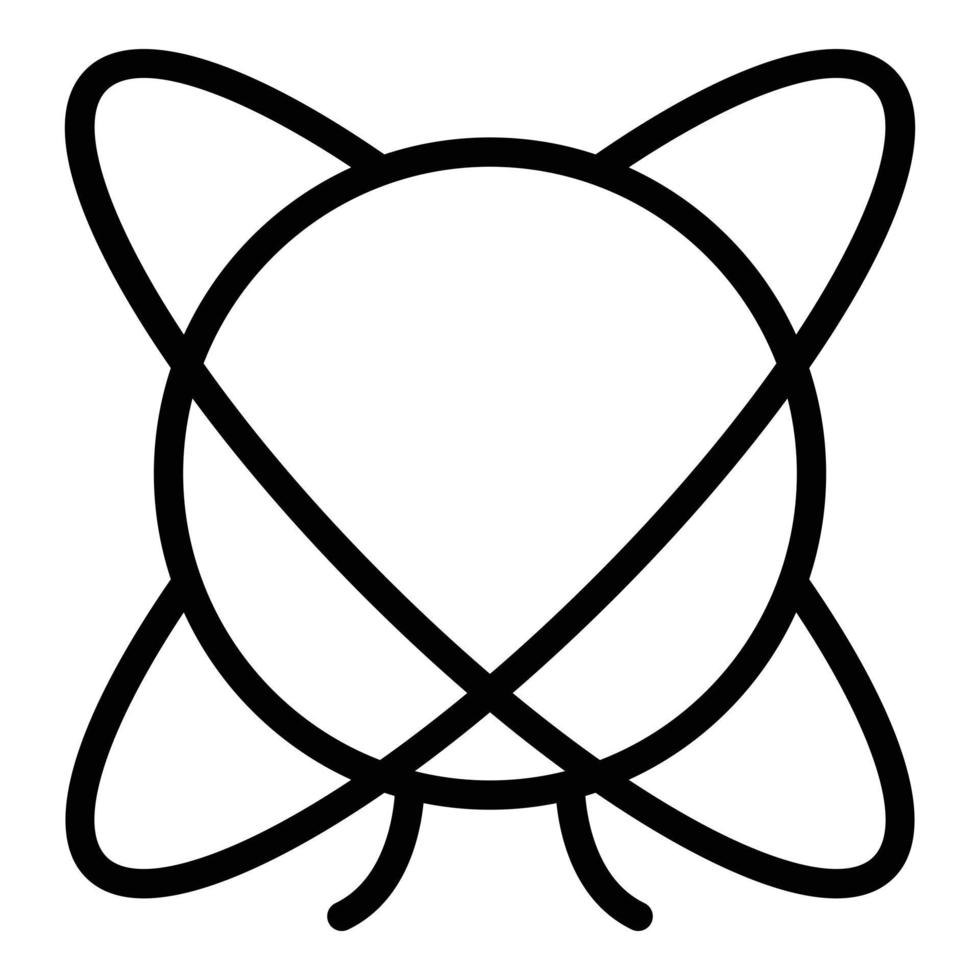 Dizziness anxiety icon outline vector. Stress dizzy vector