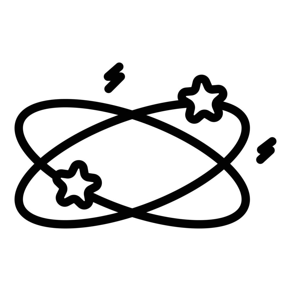 Vertigo headache icon outline vector. Dizzy migraine vector