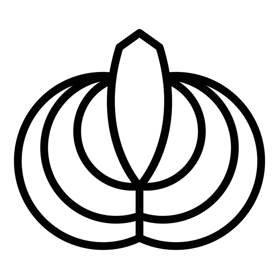 Arabian turban icon outline vector. Pagdi hat vector