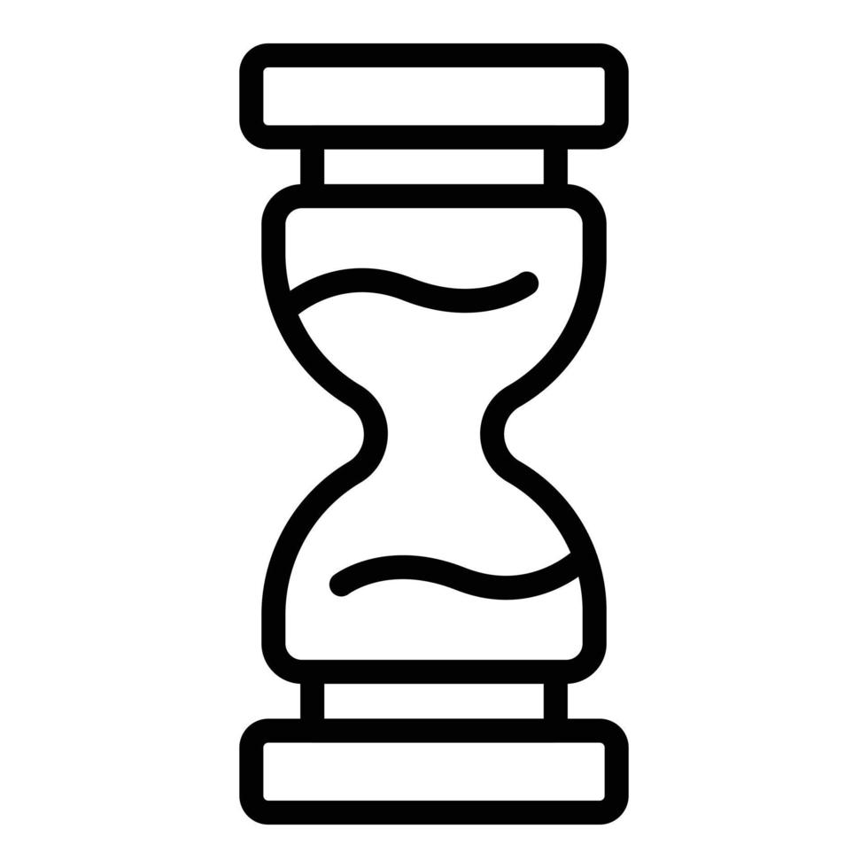 Time management icon outline vector. Control schedule vector