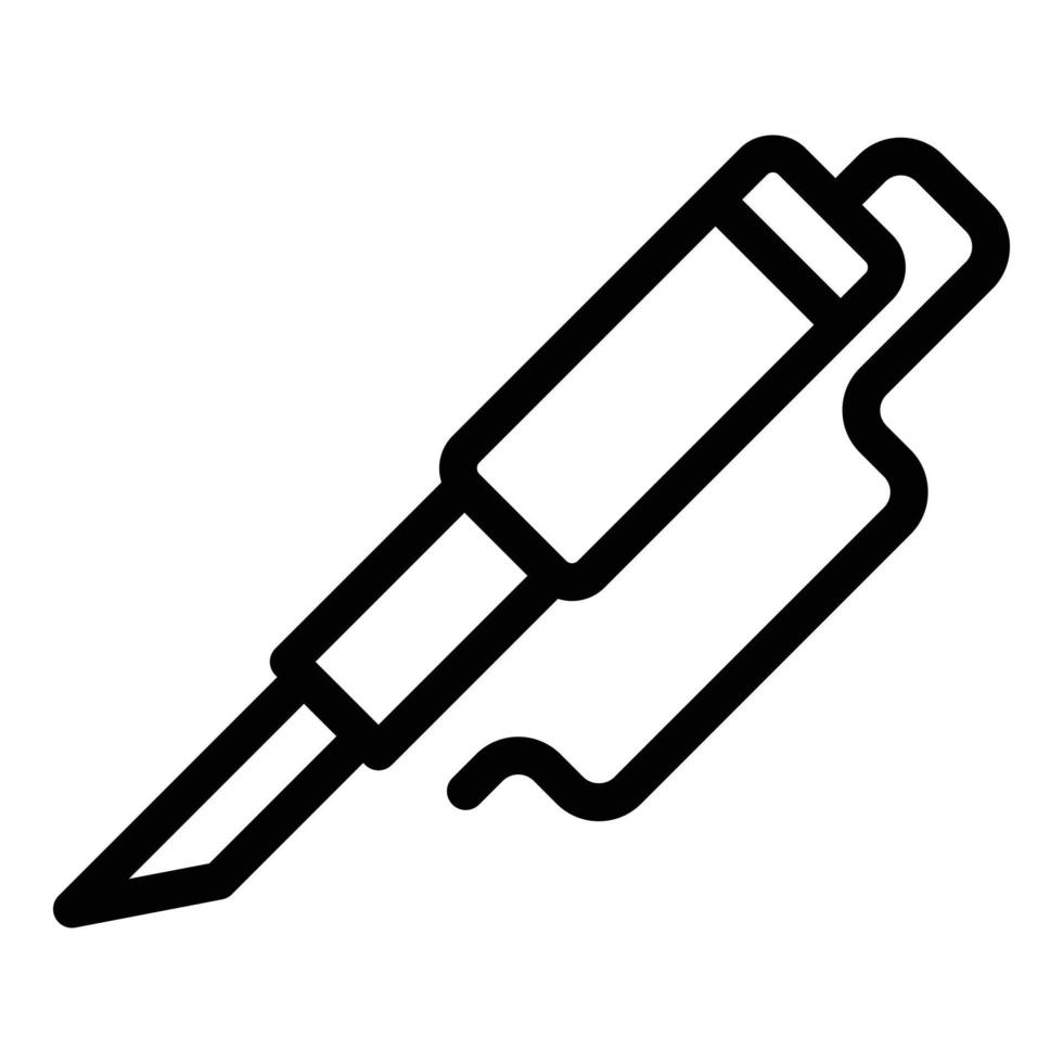 Technology soldering icon, outline style 15661242 Vector Art at Vecteezy