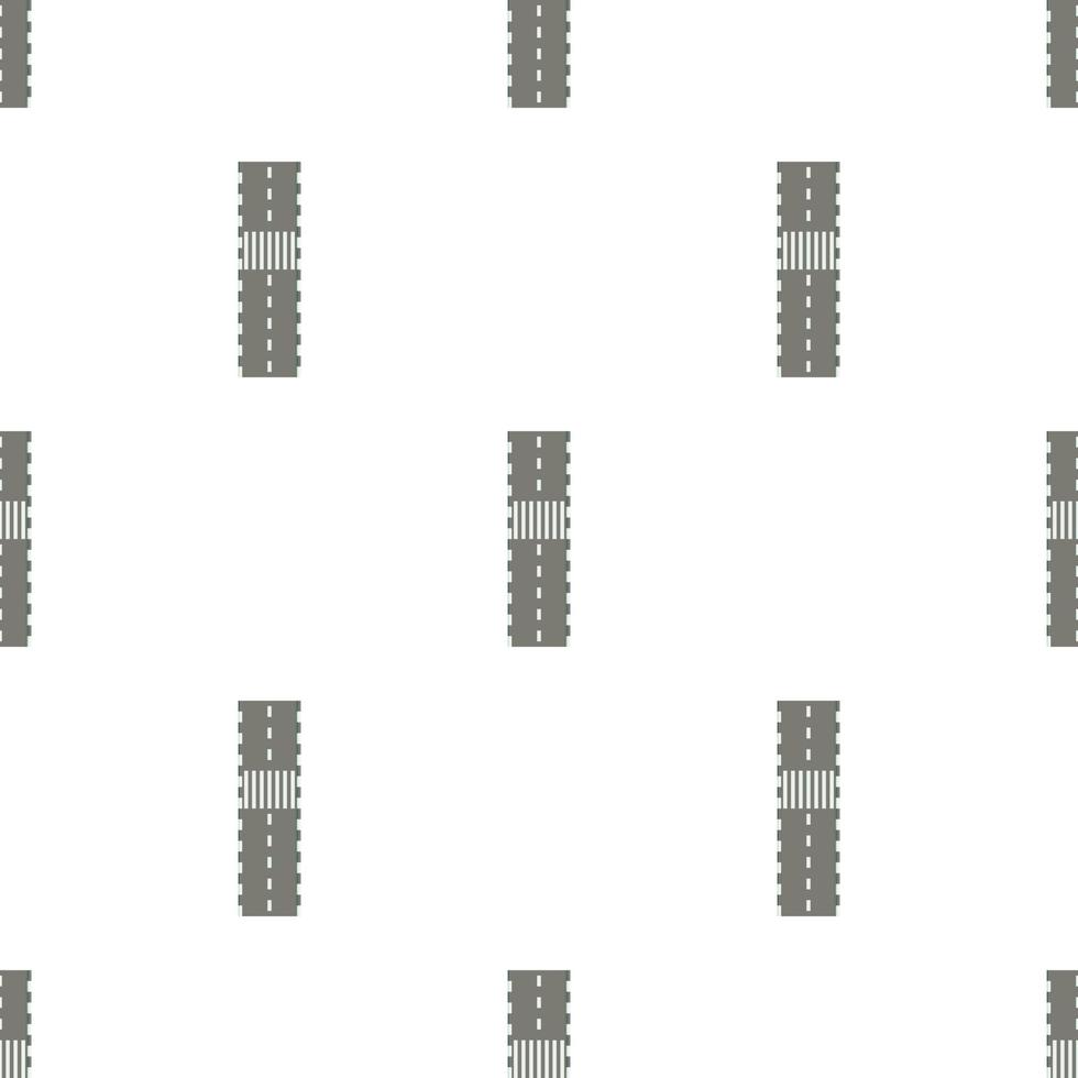 Road with crosswalk pattern seamless vector