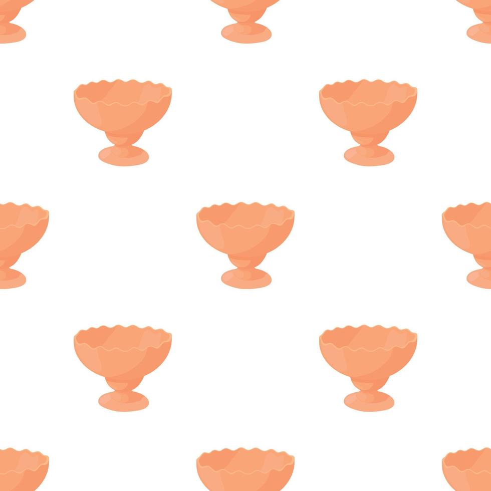Vase for jam pattern seamless vector