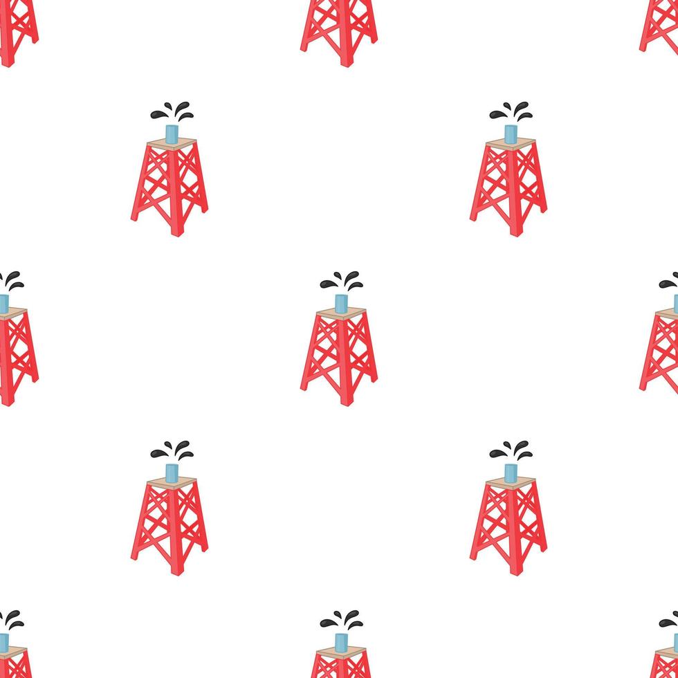 Oil rig pattern seamless vector