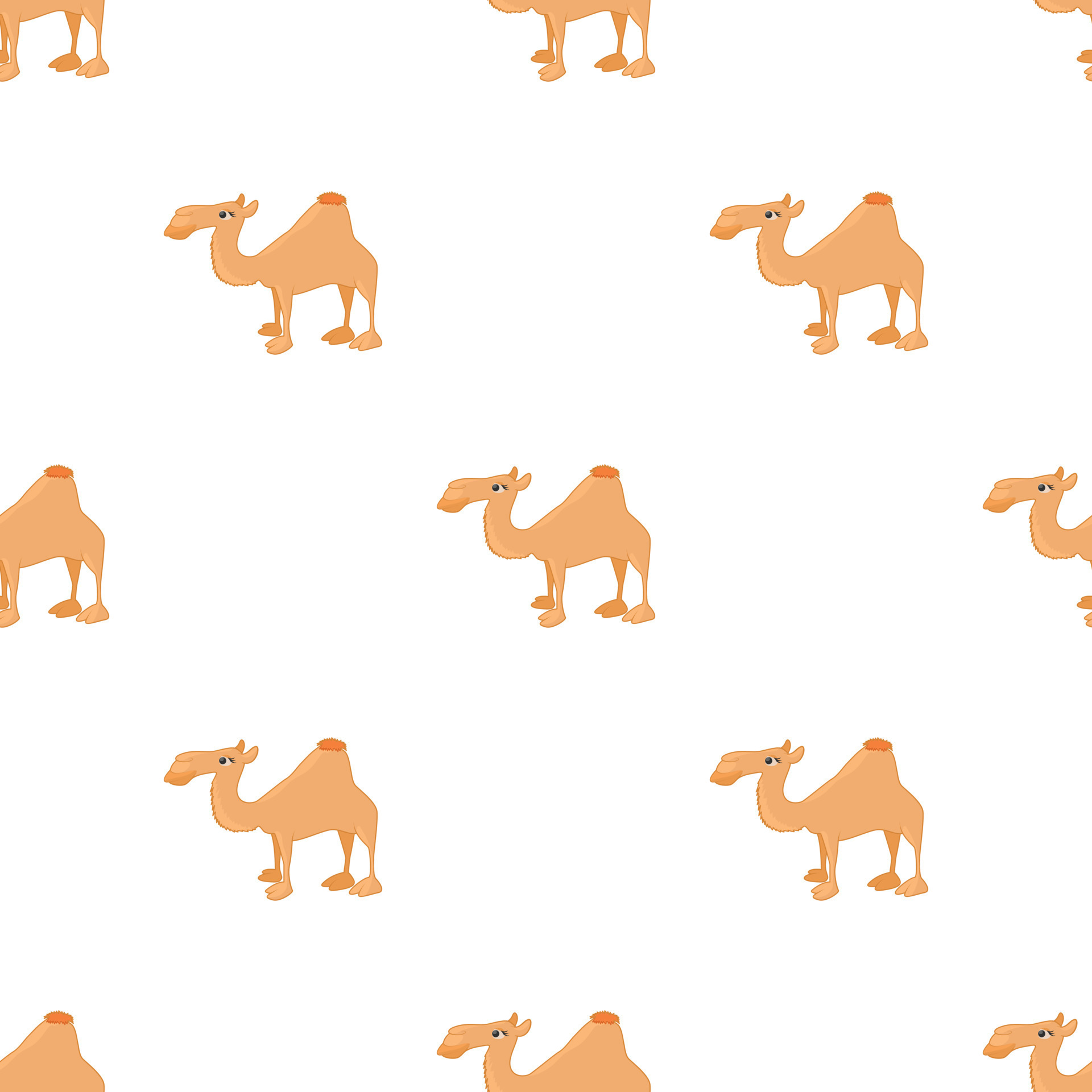 Camel pattern seamless vector 15662166 Vector Art at Vecteezy