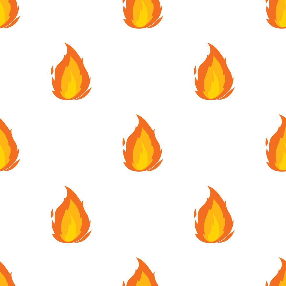 Flame pattern seamless vector