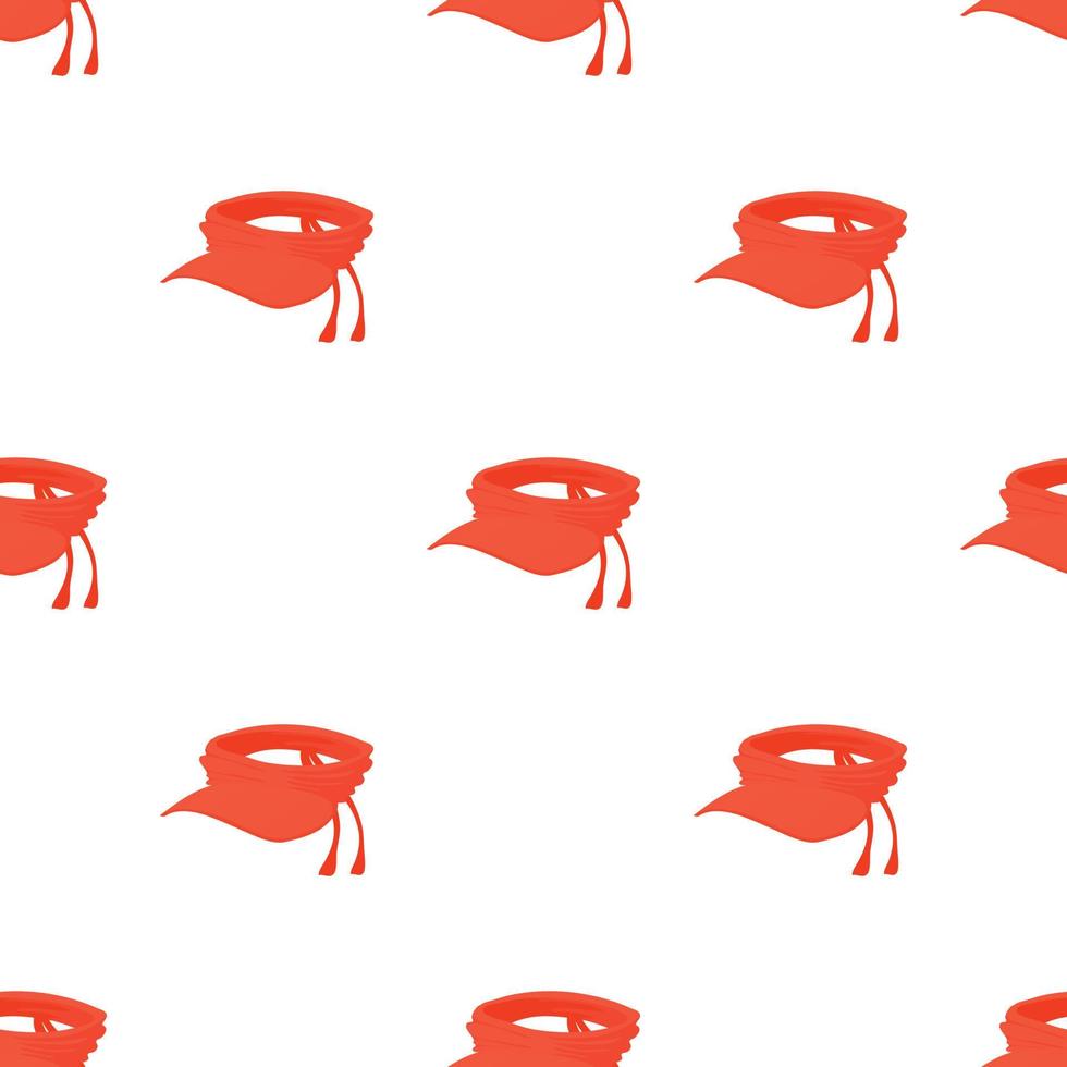 Summer cap pattern seamless vector
